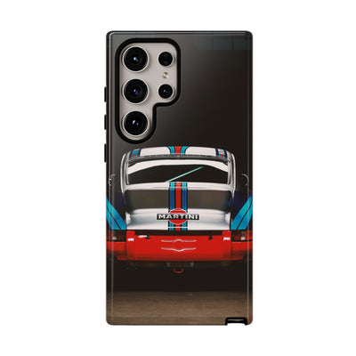 Classic Racecar Tough Phone Case — Retro Striped Vintage Sports Car Design