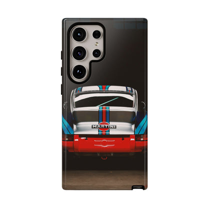 Classic Racecar Tough Phone Case — Retro Striped Vintage Sports Car Design