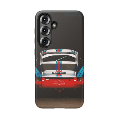 Classic Racecar Tough Phone Case — Retro Striped Vintage Sports Car Design