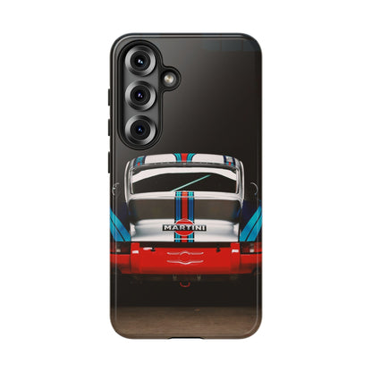 Classic Racecar Tough Phone Case — Retro Striped Vintage Sports Car Design
