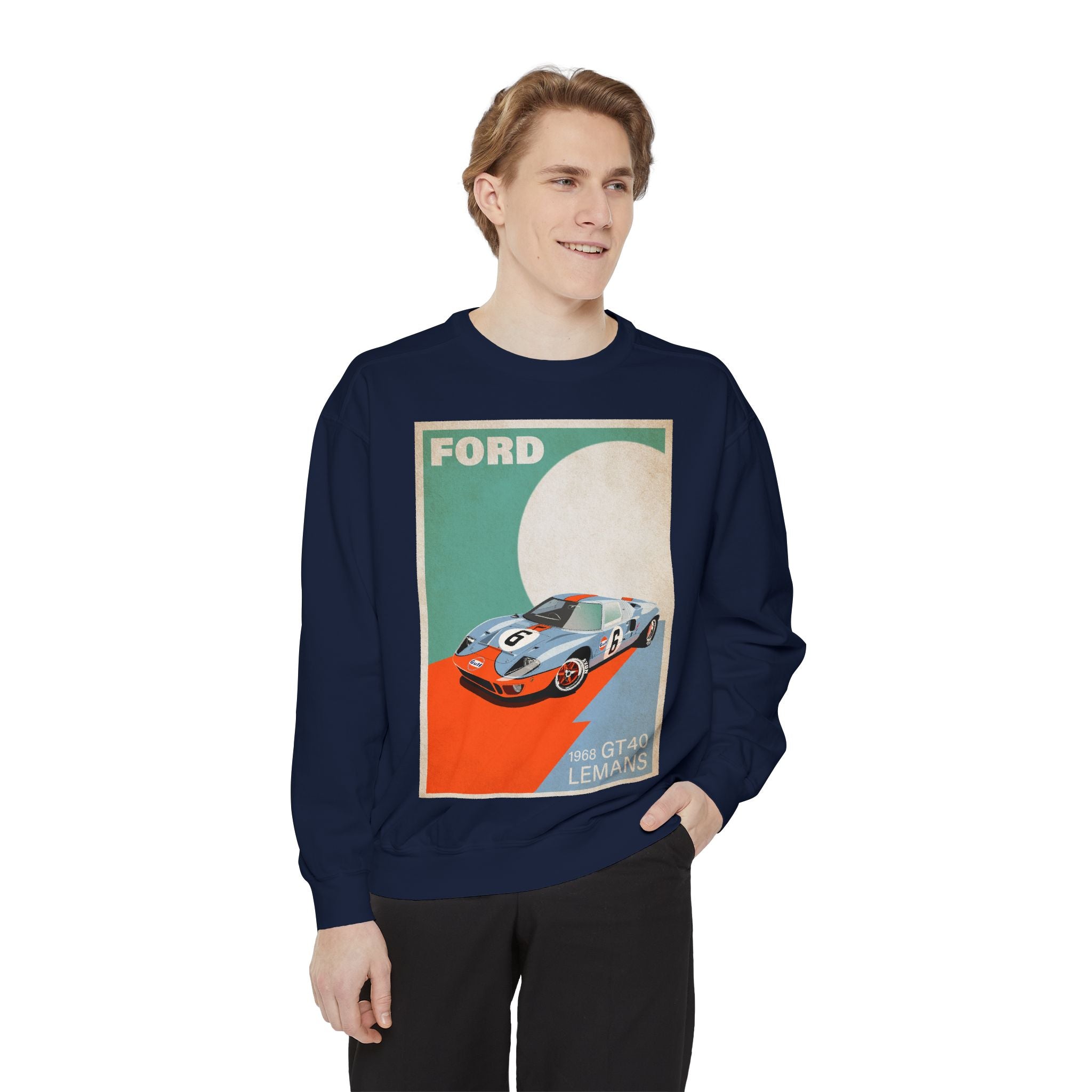 Ford GT40 Le Mans Vintage Race Sweatshirt