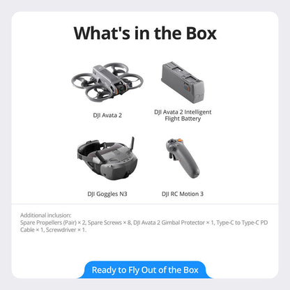 DJI Avata 2 Fly Smart Combo (Single Battery)
