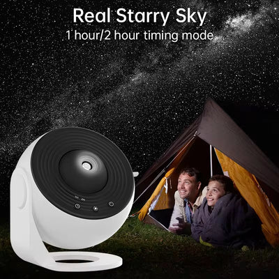 Galaxy Starry Sky Projector with 360° Rotation - Perfect Night Light for Kids, Valentine's Day, or Wedding Decor