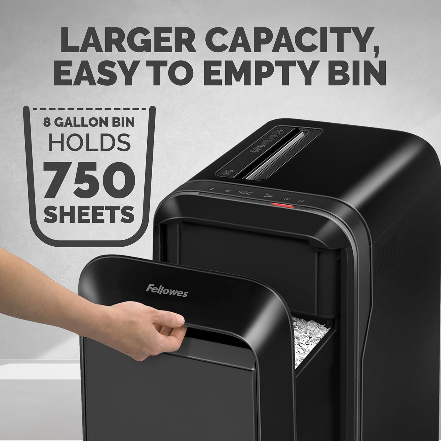 Mfg Co. Powershred LX220 - 20-Sheet Micro-Cut Paper Shredder, Black