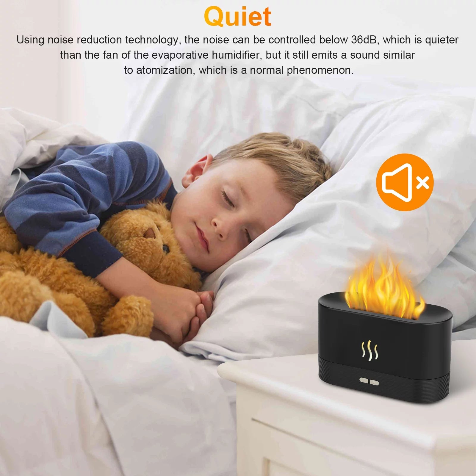 180ml Essential Oil Diffuser with 7-Color LED Light & Humidifier for Office & Home