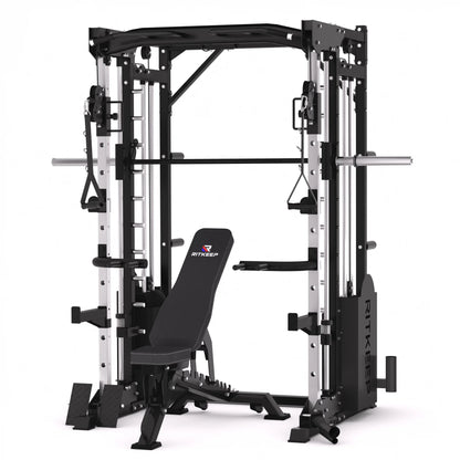 PMAX 5600 Home Gym Smith Machine with Integrated Weight System