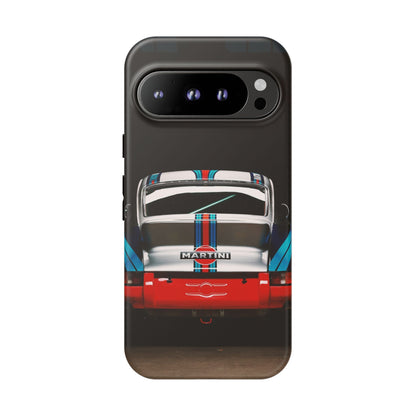 Classic Racecar Tough Phone Case — Retro Striped Vintage Sports Car Design