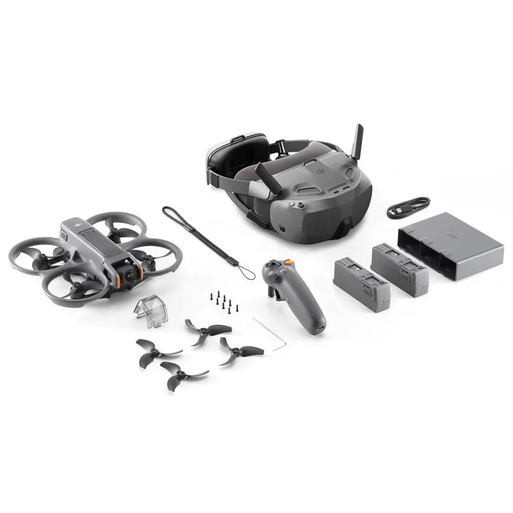 DJI Avata 2 Fly Smart Combo (3 Batteries) - Immersive 4K FPV Drone Kit