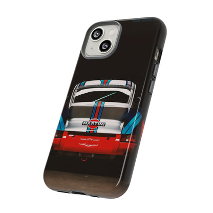 Classic Racecar Tough Phone Case — Retro Striped Vintage Sports Car Design