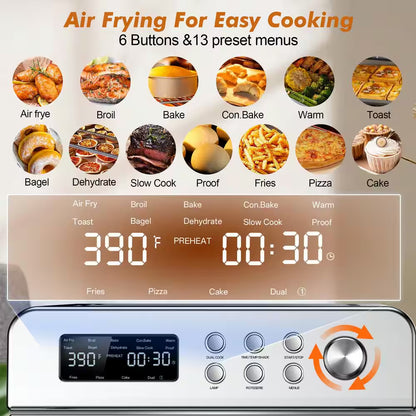 13-in-1 Air Fryer Toaster with Accessories
