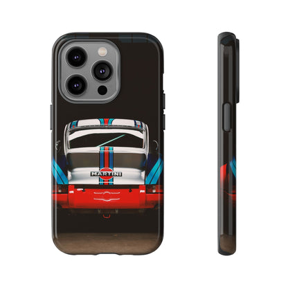Classic Racecar Tough Phone Case — Retro Striped Vintage Sports Car Design