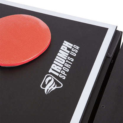 72" 4-in-1 Swivel Game Table with Air Hockey, Table Tennis, Pool, and Launch Football