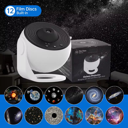 Galaxy Starry Sky Projector with 360° Rotation - Perfect Night Light for Kids, Valentine's Day, or Wedding Decor