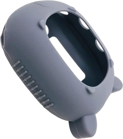 Silicone Protective Case for JBL Clip 4 – Durable Carrying Cover with Stand-Up Holder, Designed for JBL Clip 4 Portable Bluetooth Speaker (Grey)