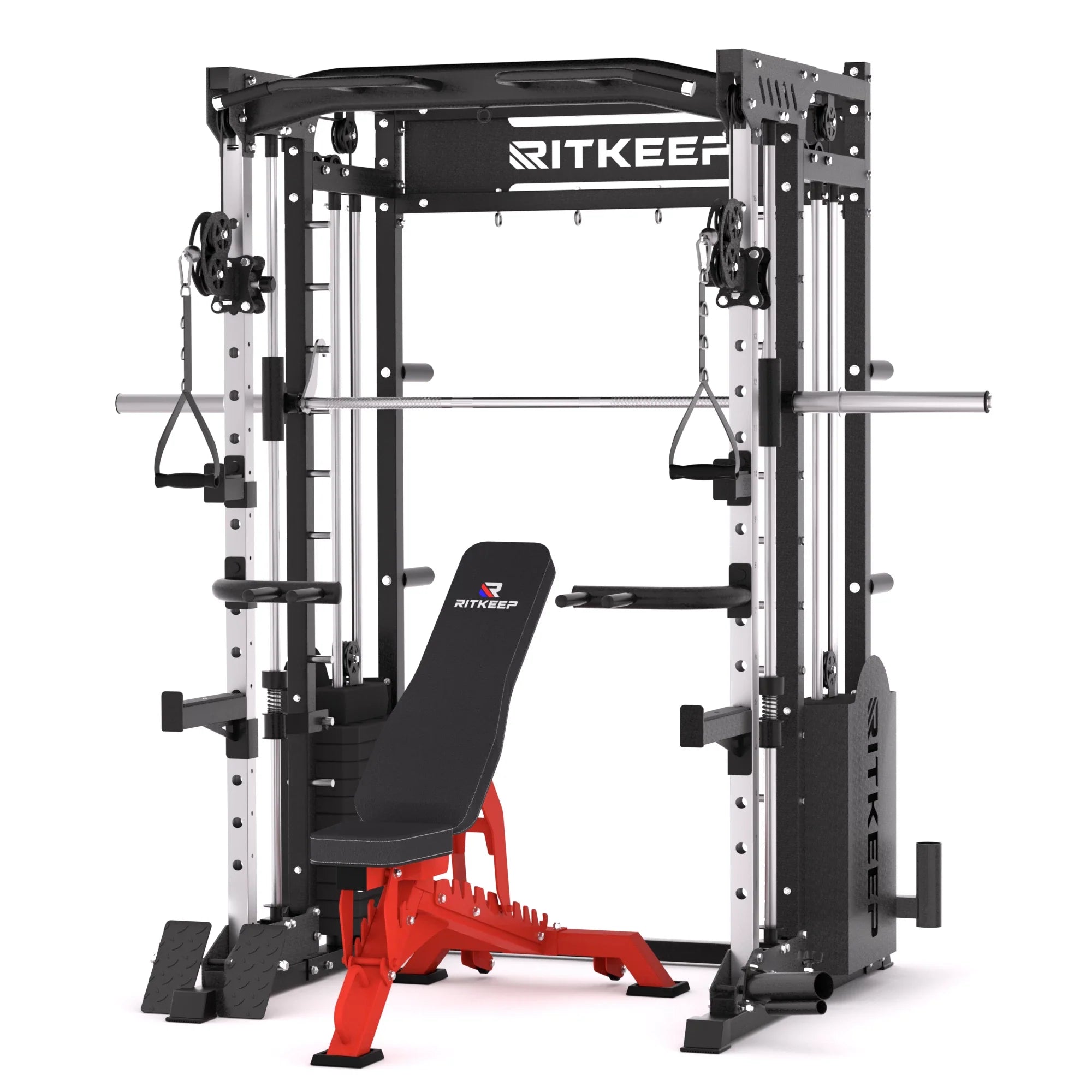 PMAX 5600 Home Gym Smith Machine with Integrated Weight System