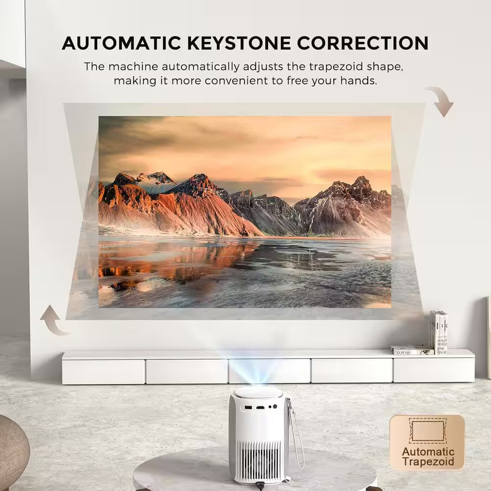 WiFi Bluetooth Mini Projector 9000 Lumens