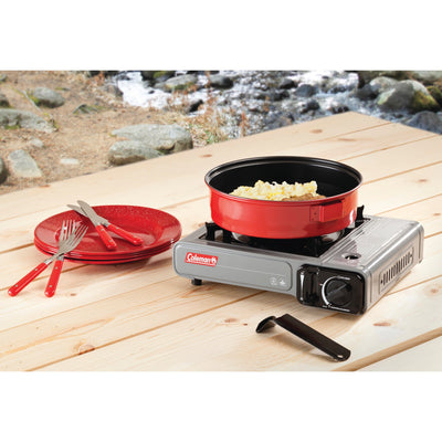 Portable Single-Burner Butane Camping Stove - Compact & Reliable