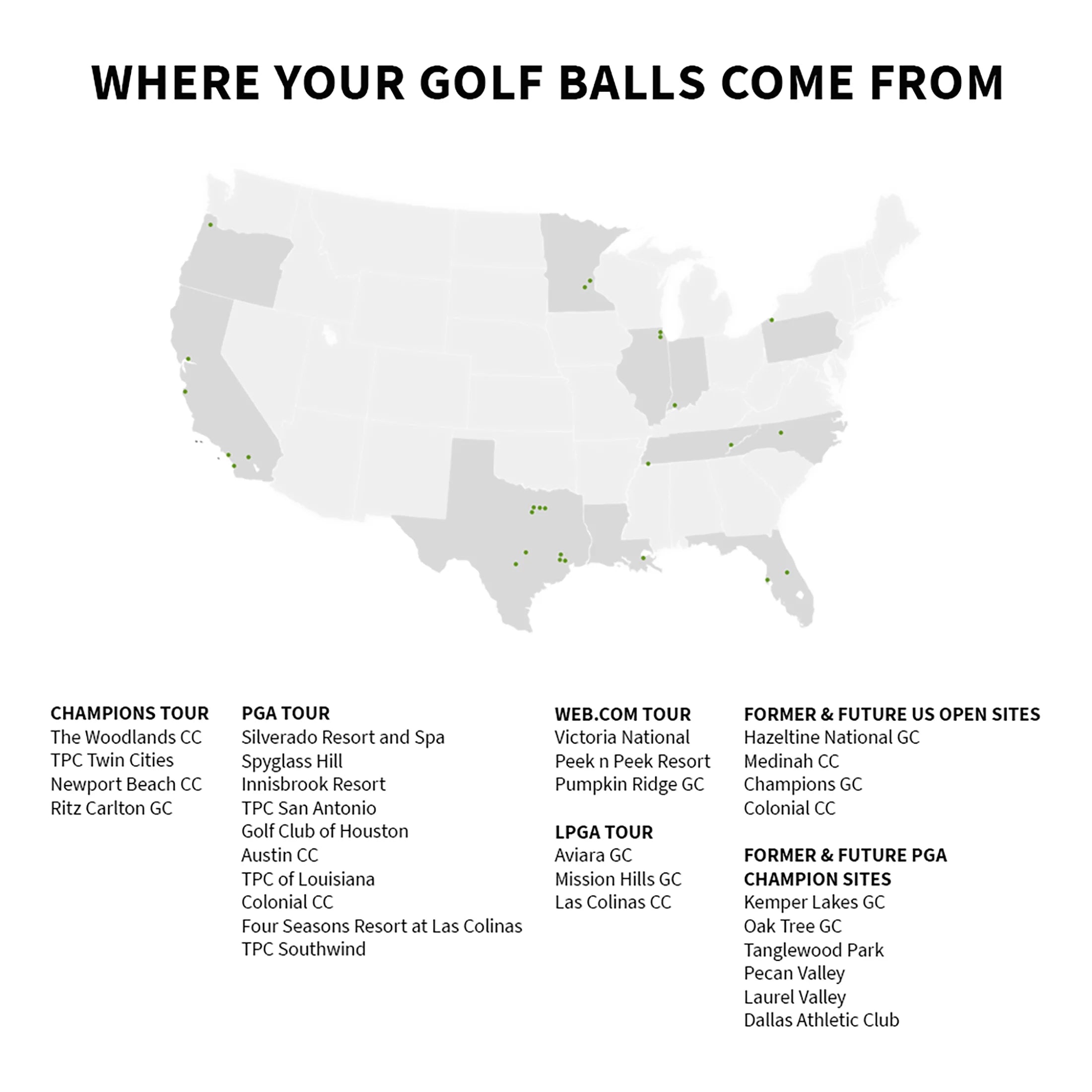 Premium 5A Mint Golf Balls - 48 Pack, White