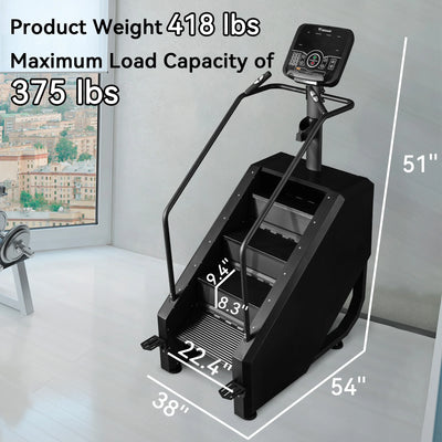 Commercial-Grade Stair Climber - Cardio & Lower Body Workout Machine