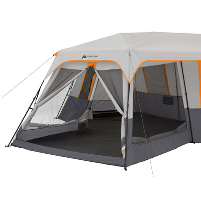 Spacious 12-Person 3-Room Instant Cabin Tent with Screen Room – 20' x 18', 56.5 lbs