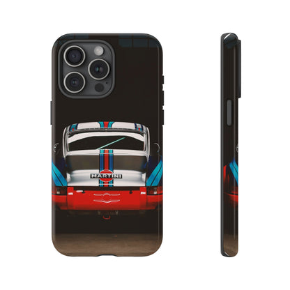 Classic Racecar Tough Phone Case — Retro Striped Vintage Sports Car Design