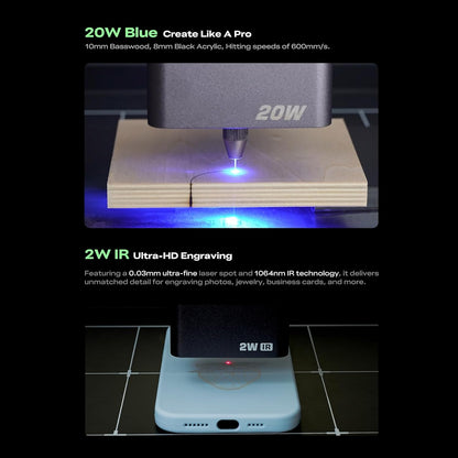 Creality Creality Falcon A1 Pro 20W LASER ENGRAVER