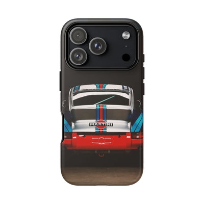 Classic Racecar Tough Phone Case — Retro Striped Vintage Sports Car Design