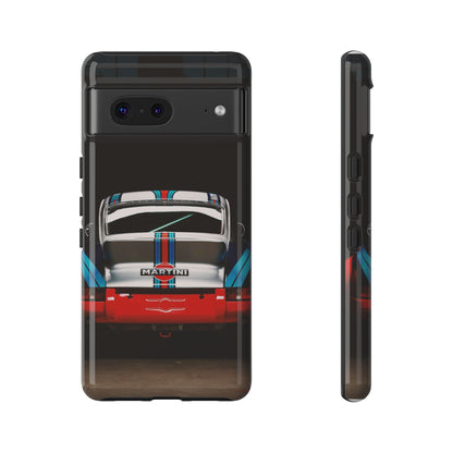 Classic Racecar Tough Phone Case — Retro Striped Vintage Sports Car Design