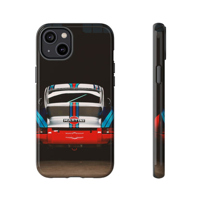 Classic Racecar Tough Phone Case — Retro Striped Vintage Sports Car Design