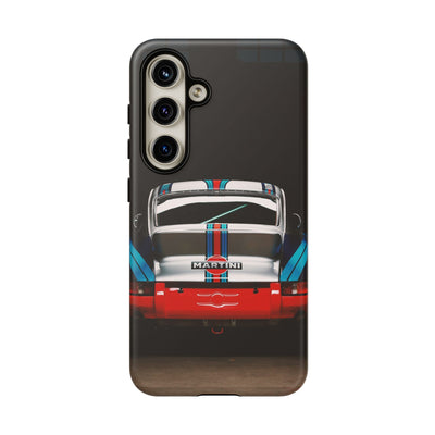 Classic Racecar Tough Phone Case — Retro Striped Vintage Sports Car Design