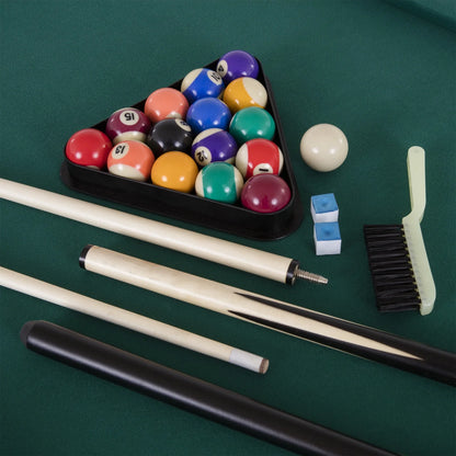 72" 4-in-1 Swivel Game Table with Air Hockey, Table Tennis, Pool, and Launch Football