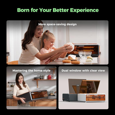Creality Falcon A1 10W Laser Engraver, 80W Powerful Output, Fully Enclosed