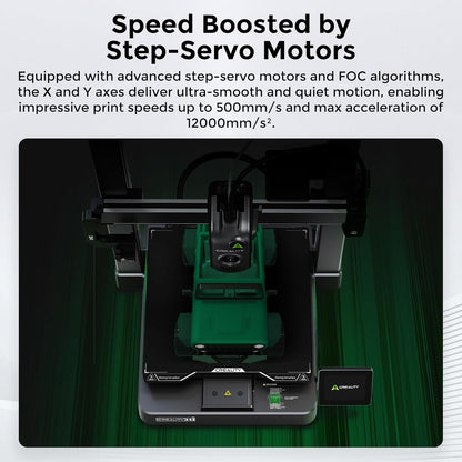 Creality HI 3D Printer, 500mm/s Hyper-Speed, Auto RFID Filament Detection, All-Metal Frame, 260x260x300mm Build Volume