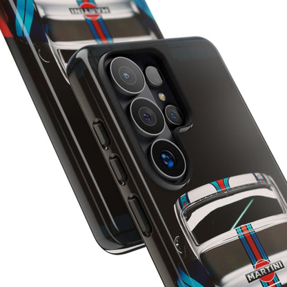 Classic Racecar Tough Phone Case — Retro Striped Vintage Sports Car Design