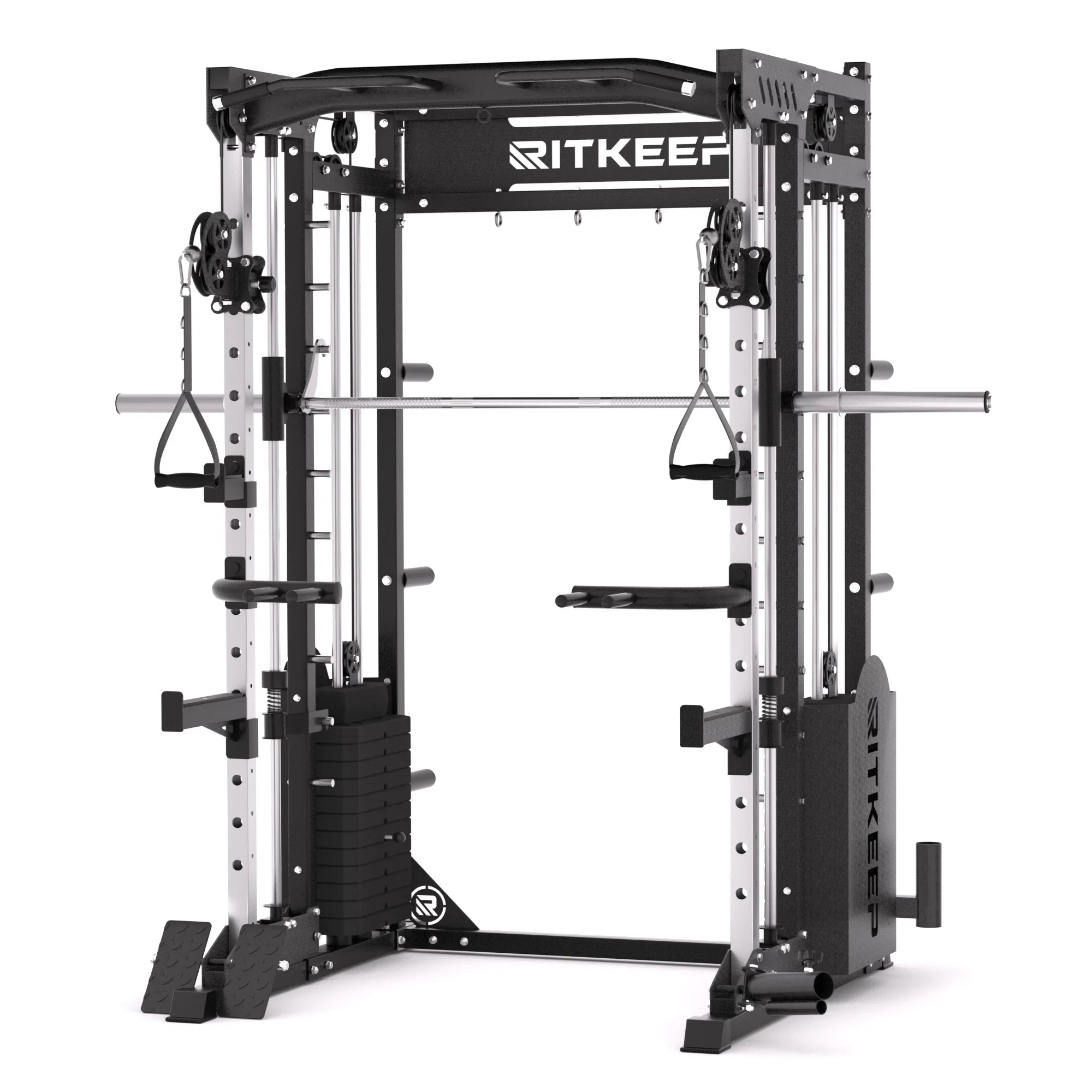 PMAX 5600 Home Gym Smith Machine with Integrated Weight System