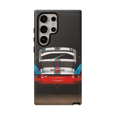 Classic Racecar Tough Phone Case — Retro Striped Vintage Sports Car Design