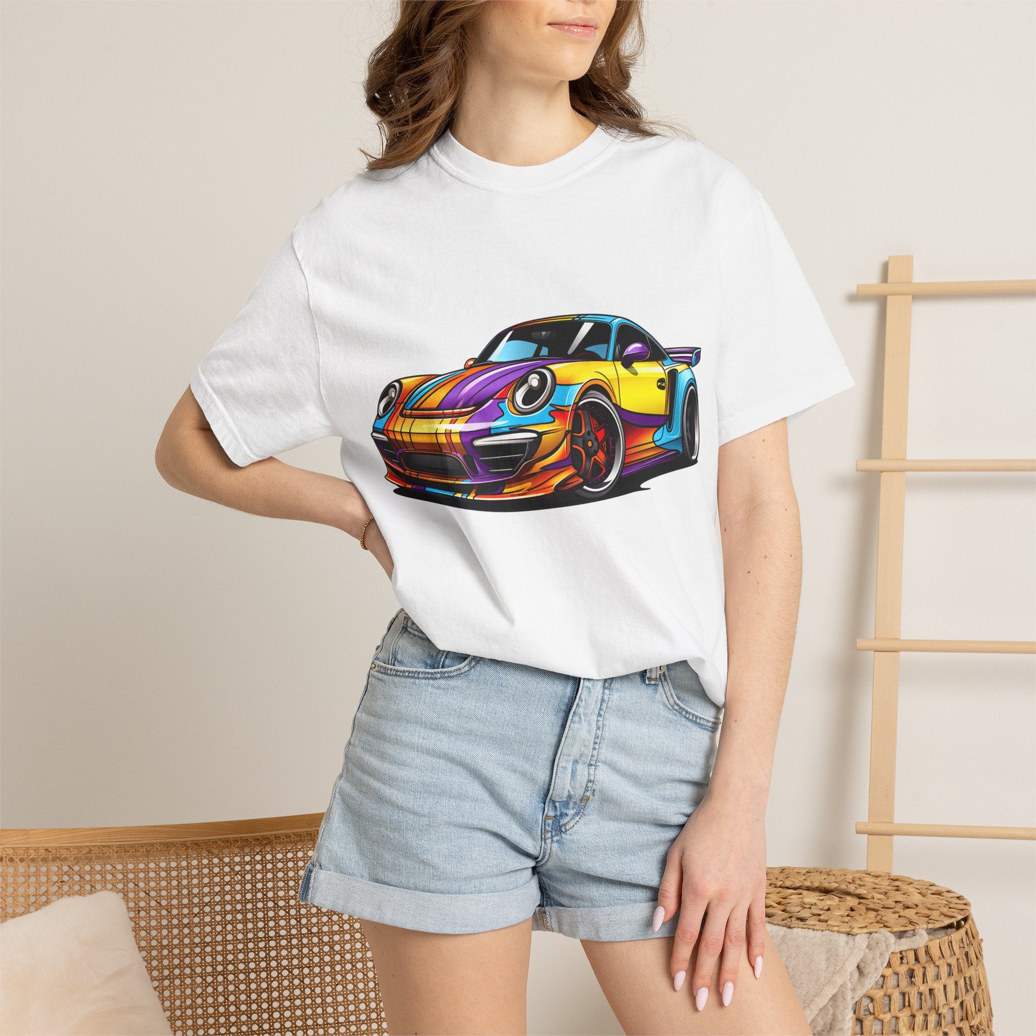 Psychedelic Sports Car T-Shirt
