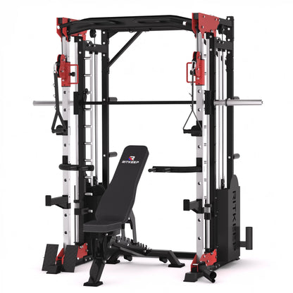 PMAX 5600 Home Gym Smith Machine with Integrated Weight System