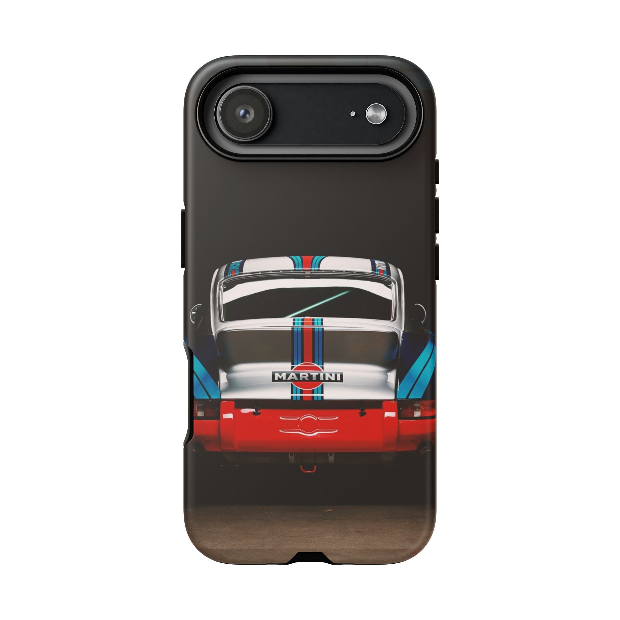 Classic Racecar Tough Phone Case — Retro Striped Vintage Sports Car Design