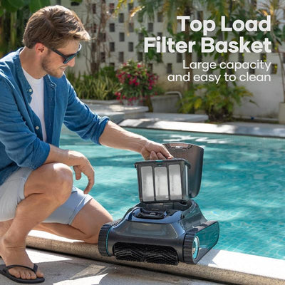 AIPER Scuba S1 Cordless Robotic Pool Cleaner – Smart Navigation, Wall & Waterline Cleaning, 150-Min Battery for Inground Pools up to 1,600 Sq. Ft (2024 Model)