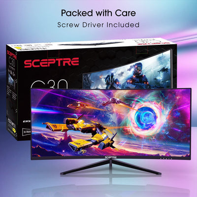 30" Ultra-Wide Curved Gaming Monitor - 200Hz, 2560x1080, HDMI & DP