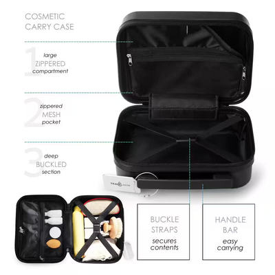 Black Carry-On Set with USB Port