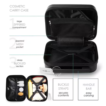 Black Carry-On Set with USB Port