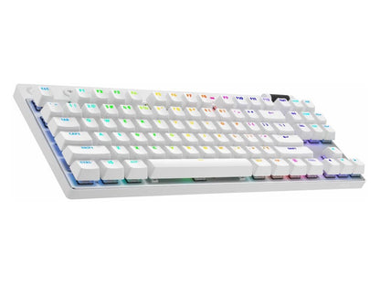 Logitech G Pro X TKL LIGHTSPEED Gaming Keyboard - Tactile - White