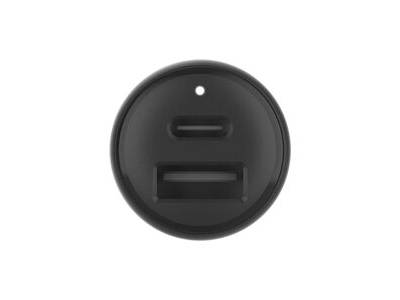 Belkin BoostCharge Dual Car Charger 42W with USB-C Cable - Black