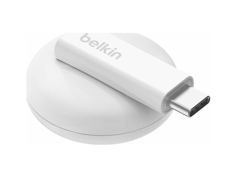 Belkin BoostCharge Pro Portable Fast Charger for Apple Watch - White