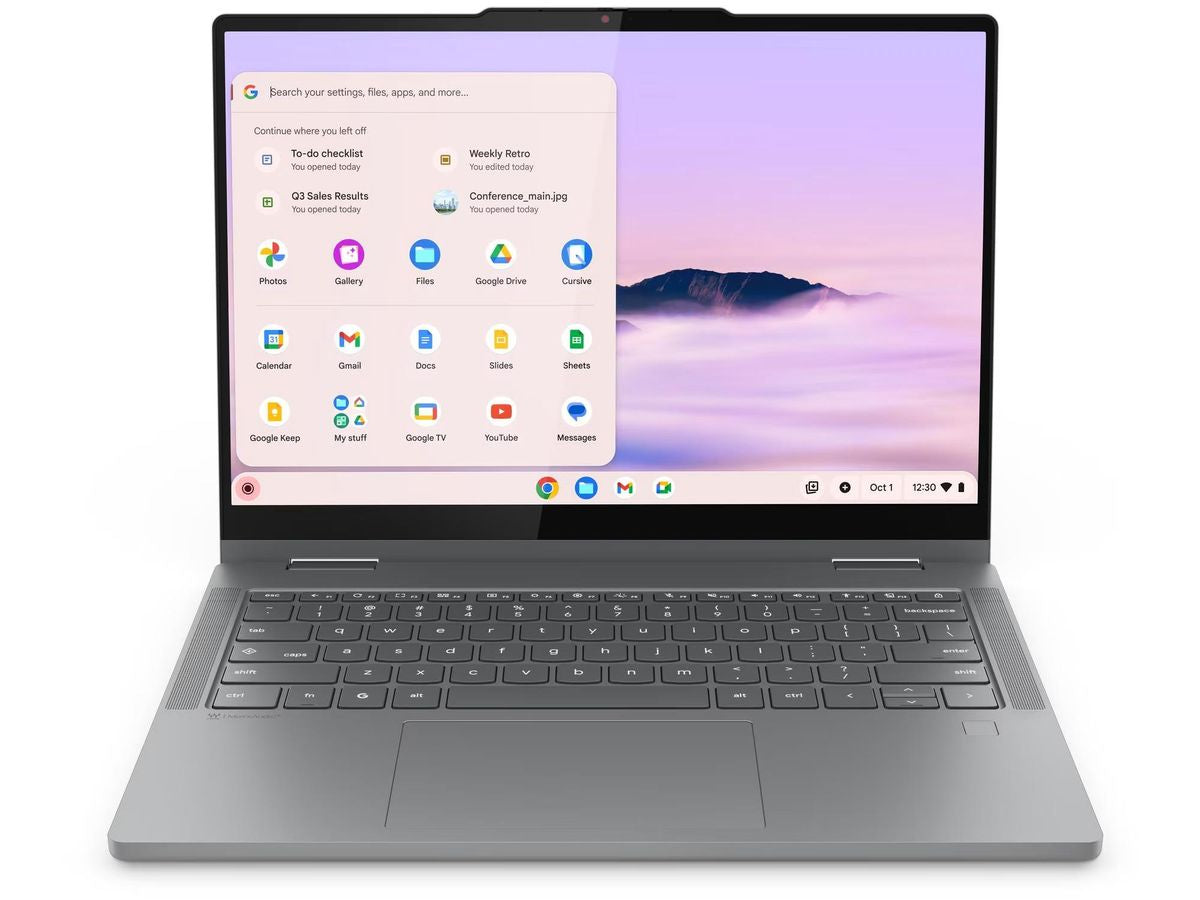 Lenovo Chrome Plus 2in1 Intel Chromebook - 14" Touch Core 5 120U 8GB RAM 128GB