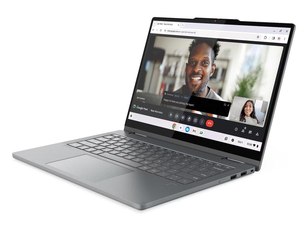 Lenovo Chrome Plus 2in1 Intel Chromebook - 14" Touch Core 5 120U 8GB RAM 128GB
