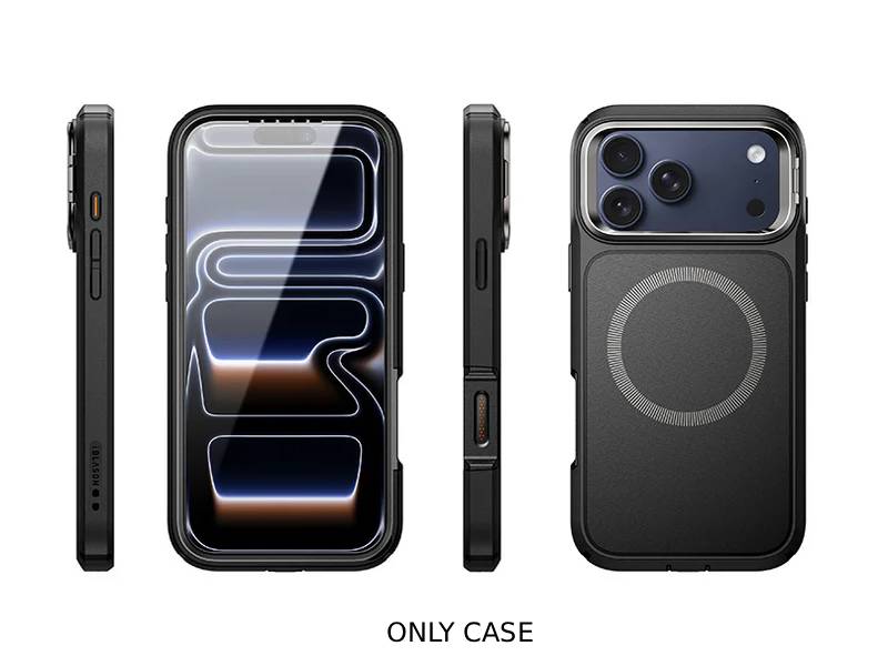 i-Blason ARES FLIP MagSafe Case with Kickstand for iPhone 17 Pro - Black