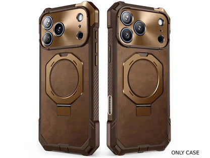 i-Blason Unicorn Beetle GRIP Premium Leather Case for iPhone 17 Pro Max - Brown
